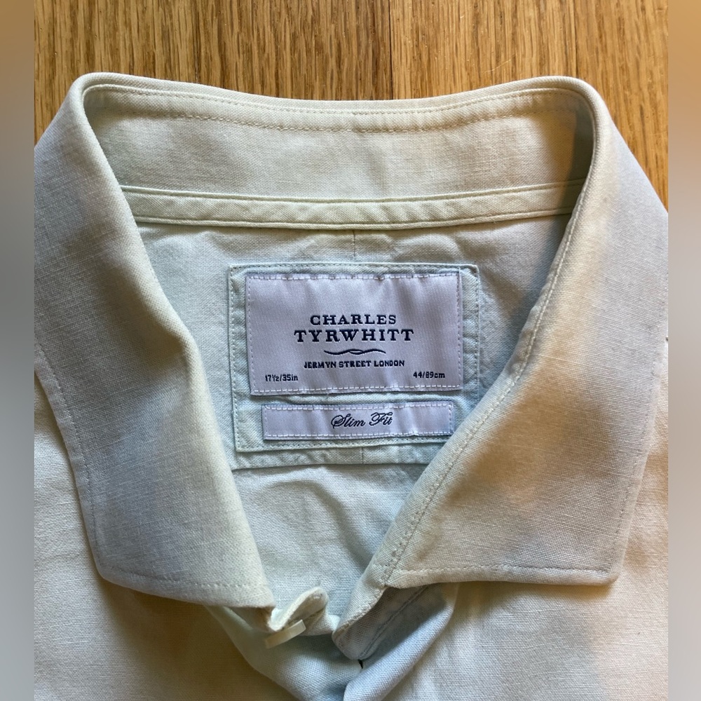 Charles Tyrwhitt pale Blue Chambray Shirt